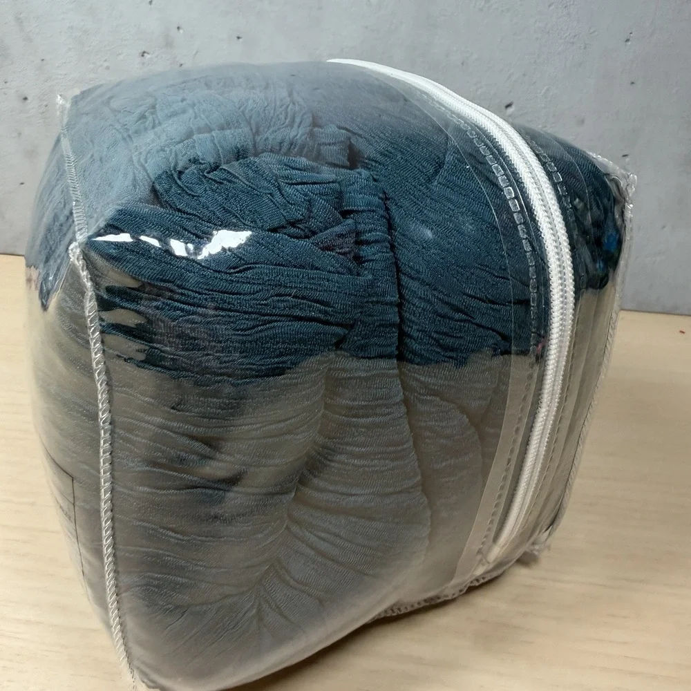 Stretch Dining Room Chair Covers Set of 6 Dark teal blue